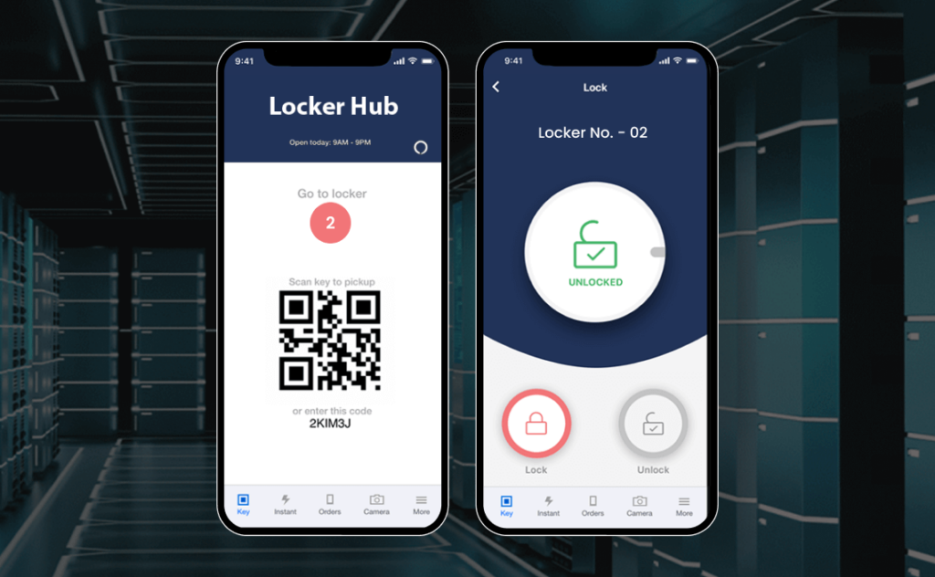 Smart locker App for Parcel Logistics Company